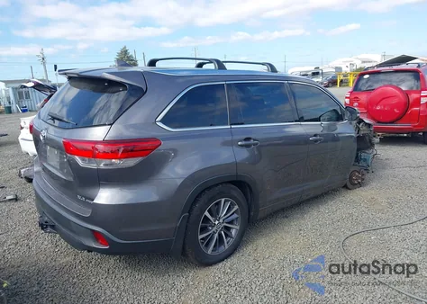 2018 Toyota Highlander Xle from USA, damaged, VIN 5TDJZRFH3JS836069
